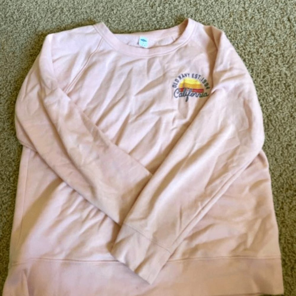 Old Navy Peach Crewneck
